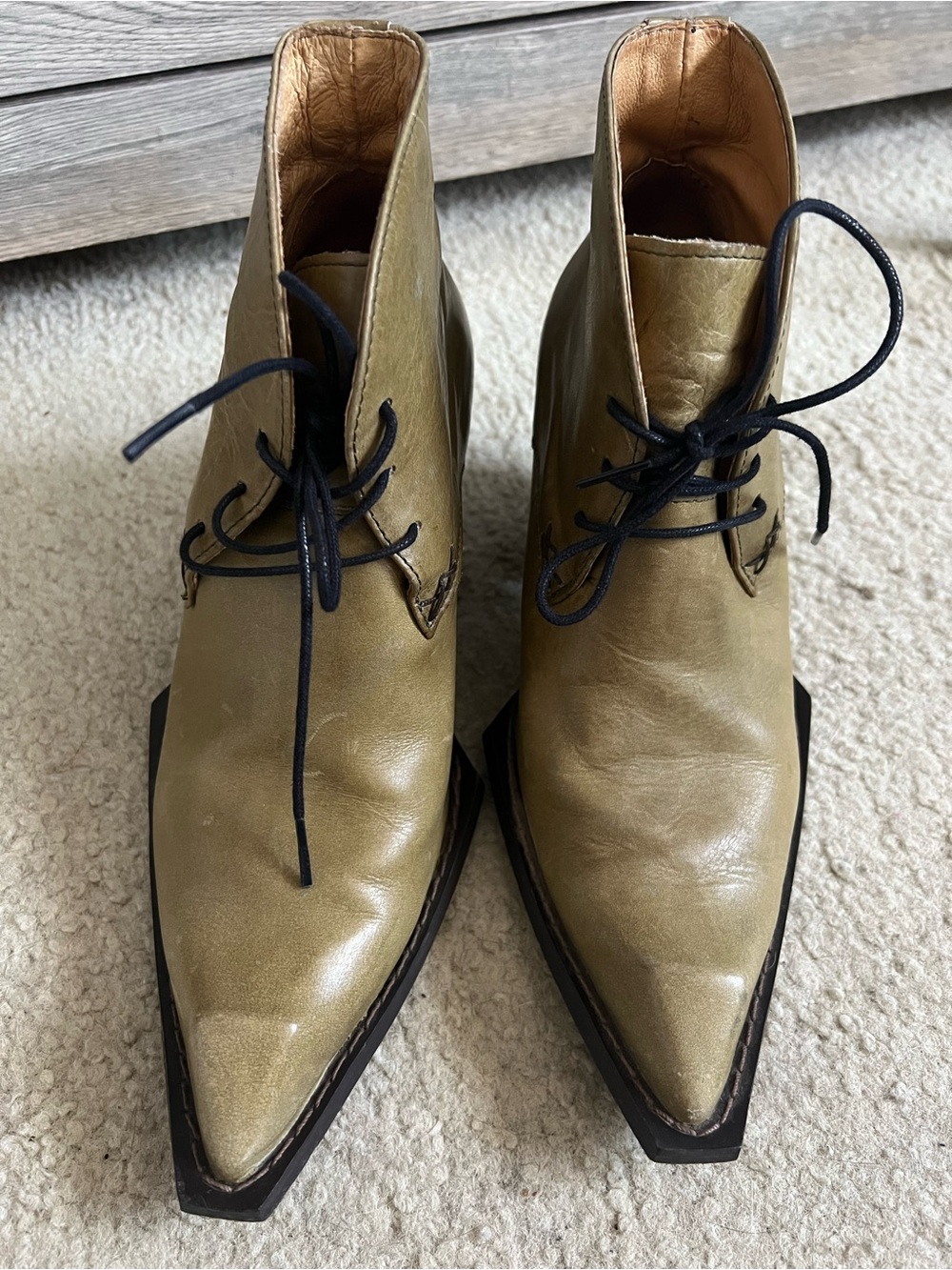 John Fluevog Swordfish Hi Surrealist Pizza